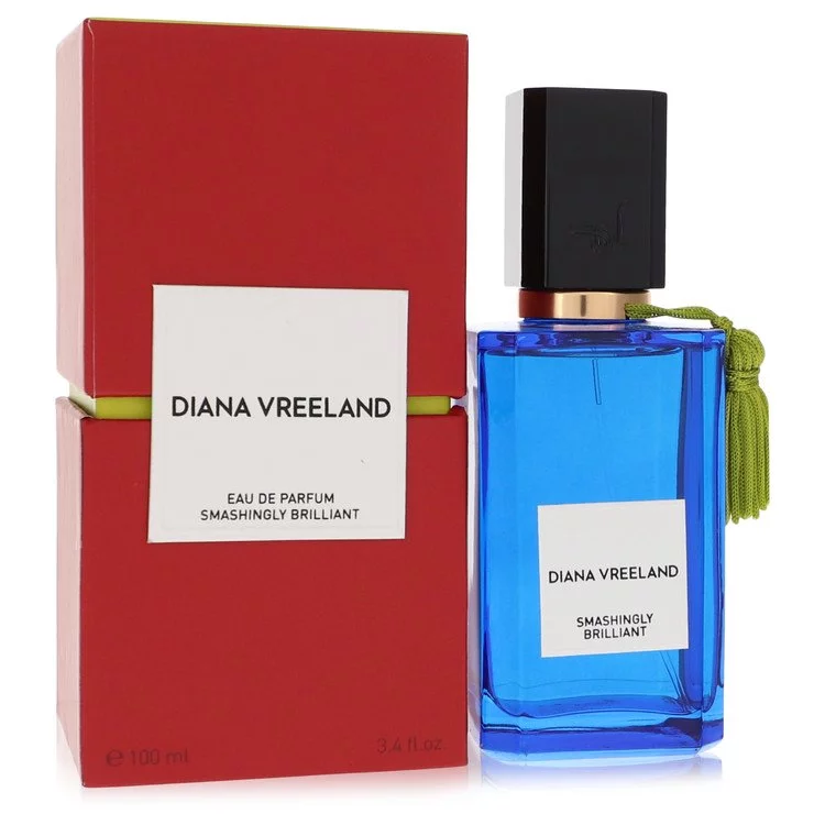 ( 2 Pack ) of Diana Vreeland Smashingly Brilliant by Diana Vreeland Eau De Parfum Spray (Unisex) 3.4 oz For Men