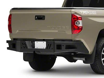 Tundra Barricade HD Rear BUMPER; Textured Black TU1045