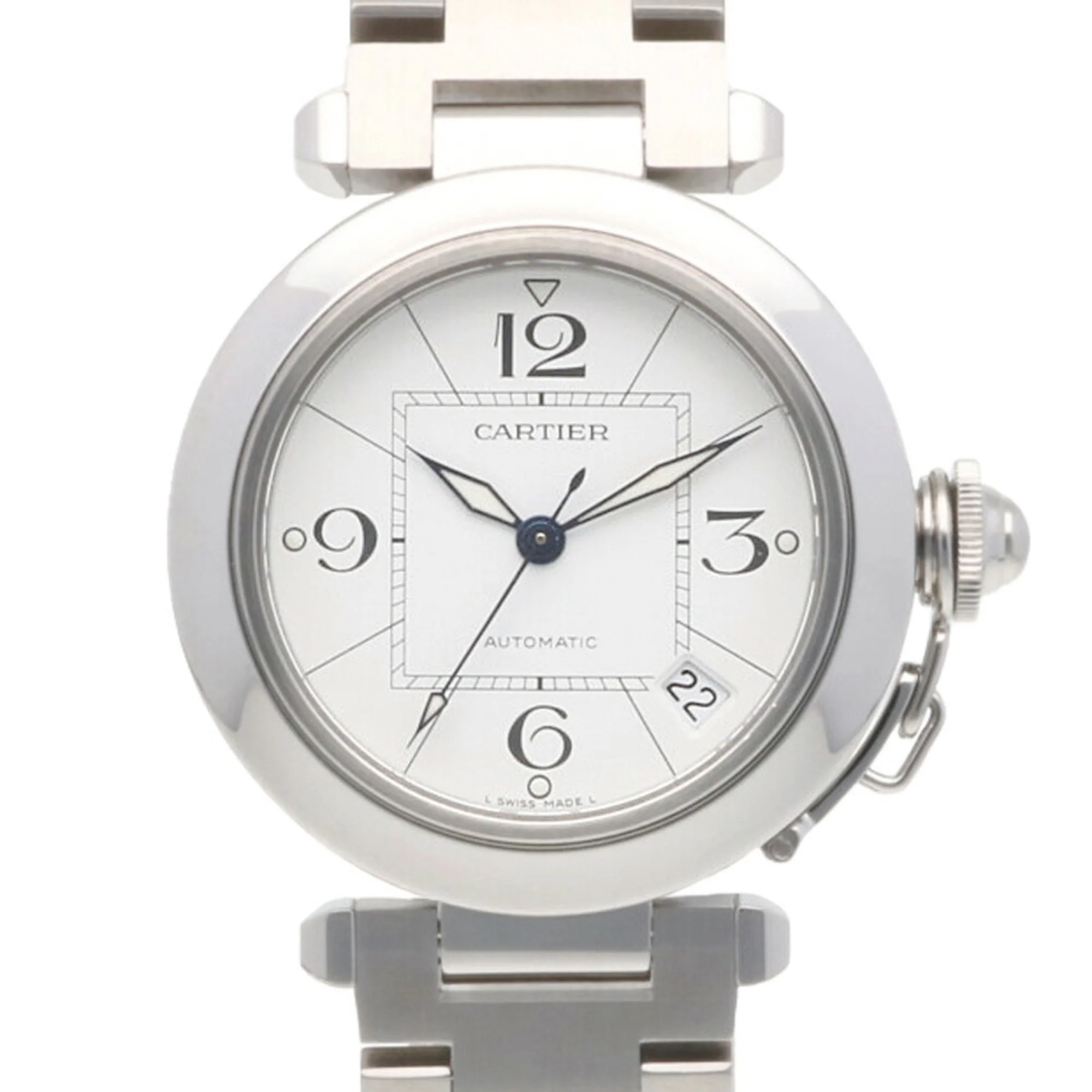 Pre-Owned Cartier CARTIER Pasha C watch stainless steel 2324 unisex (Good)