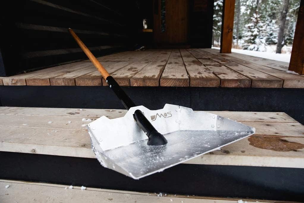 The Alpha Driveway Snow Shovel & Pusher - Bundle - Complete Set Including Blade and Shaft