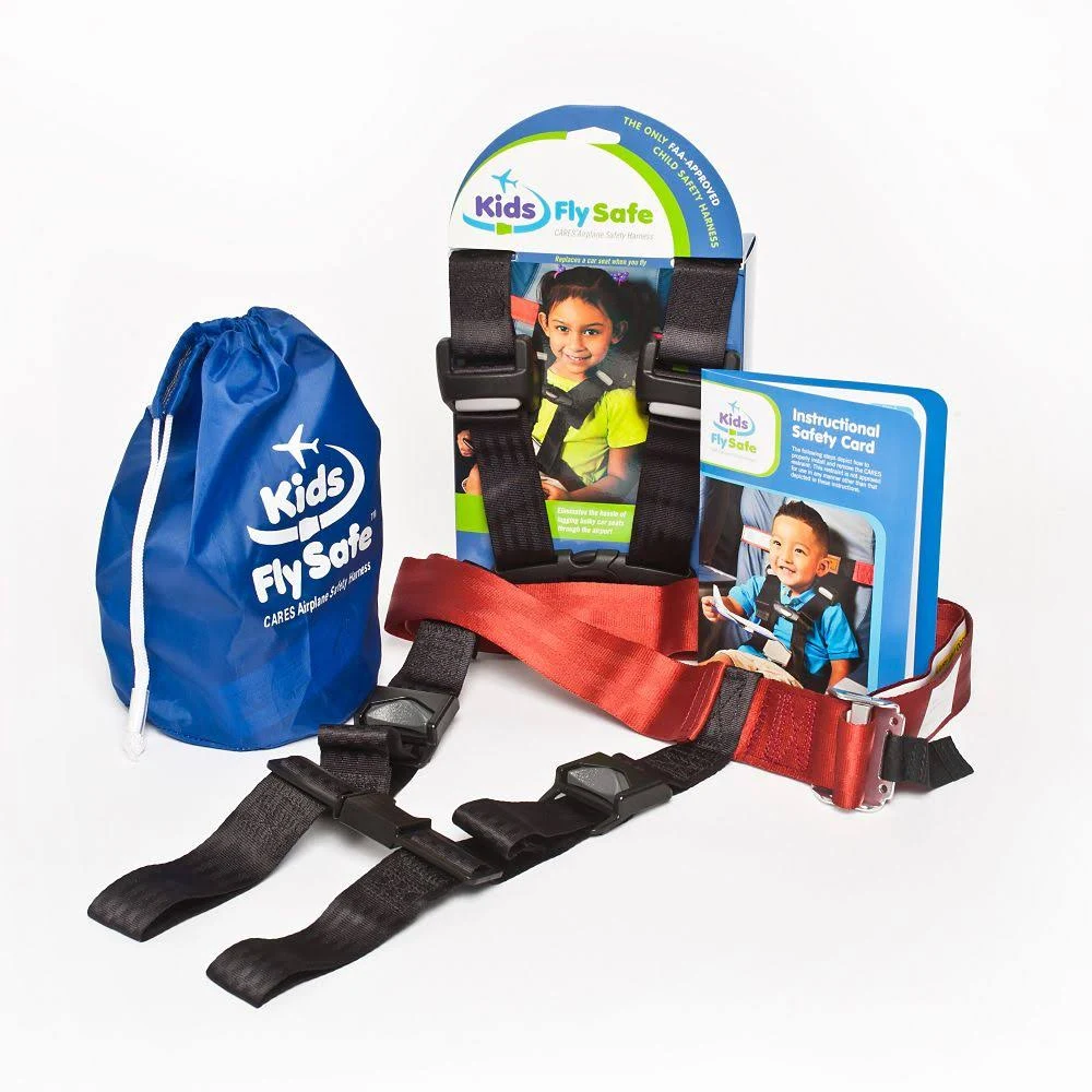 Kids Fly Safe Baby Cares Airplane Safety Harness - Multi