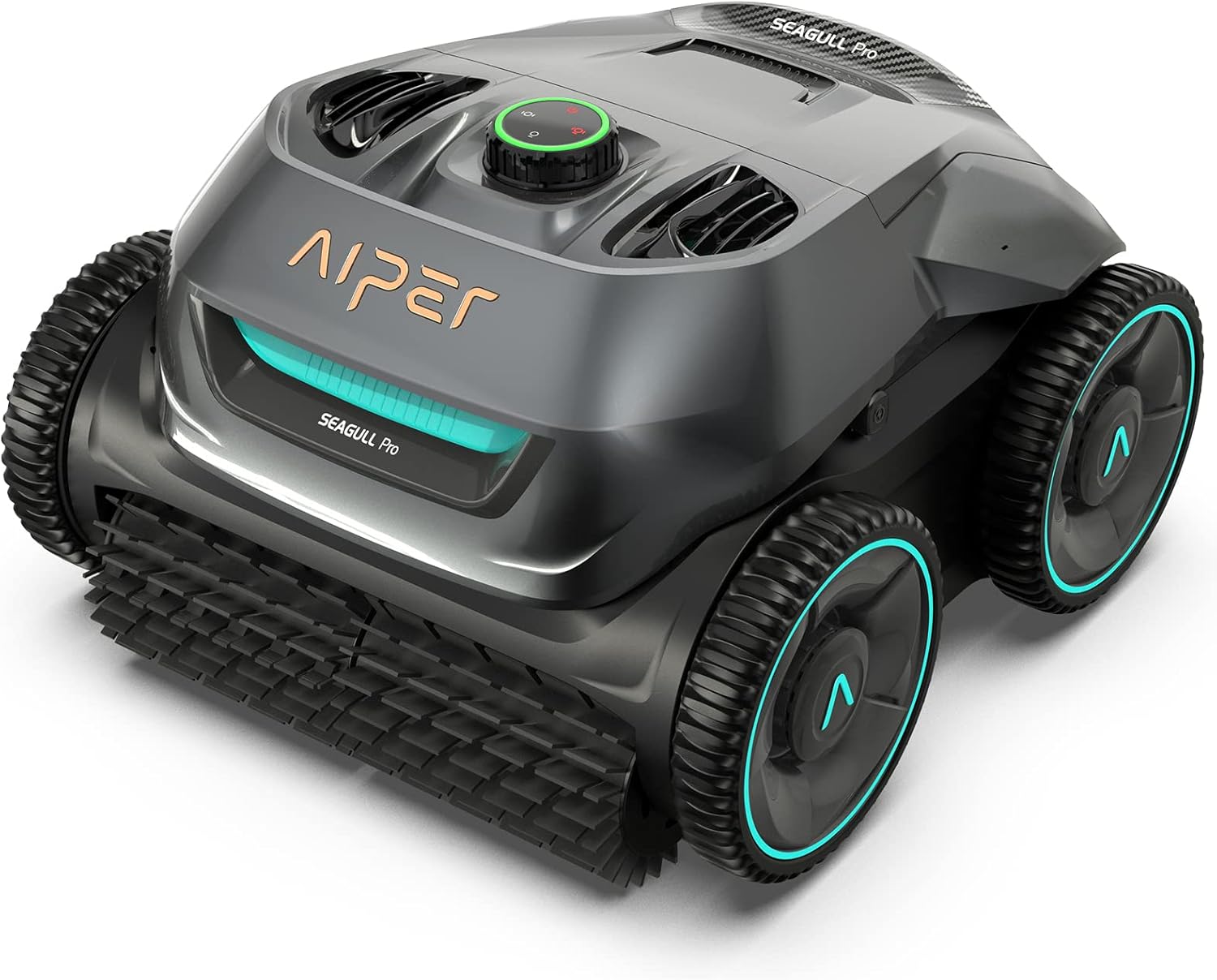 (2023 Upgrade) AIPER Seagull Pro Cordless Robotic Pool Cleaner, Wall Climbing Pool Vacuum Lasts up to 180 Mins, Quad-Motor System, Smart Navigation