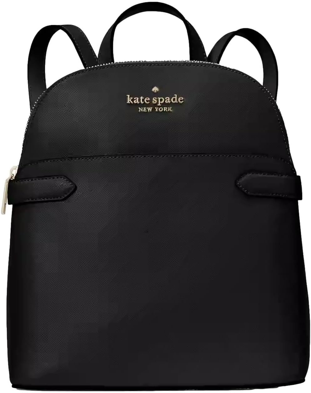 Kate Spade New York Staci Dome Saffiano Leather Medium Backpack Black