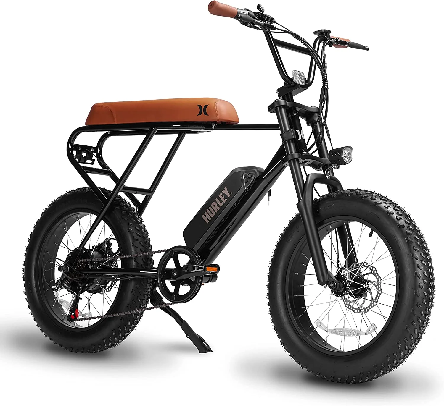 Electric Bike, Shimano 7-Speed E-Bike, 500W Brushless Motor, 40 Miles Range, 48V/13Ah Removable Lithium-Ion Battery, Mini Swell Electric Bike