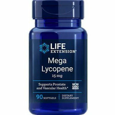 Mega Lycopene 90 gels by Life Extension - Kansas Nuitrition - HNZSDS
