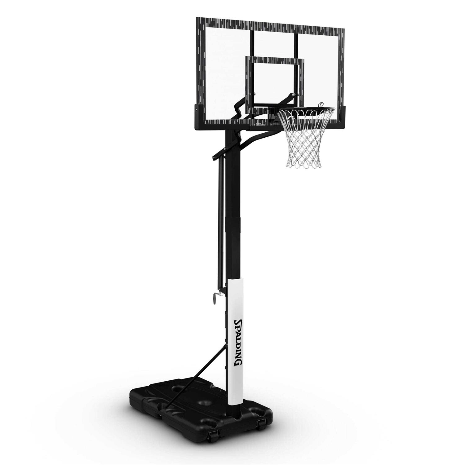 Spalding 60 in. Acrylic Screw Jack Portable Basketball Hoop System - Sports Supplies Online Store