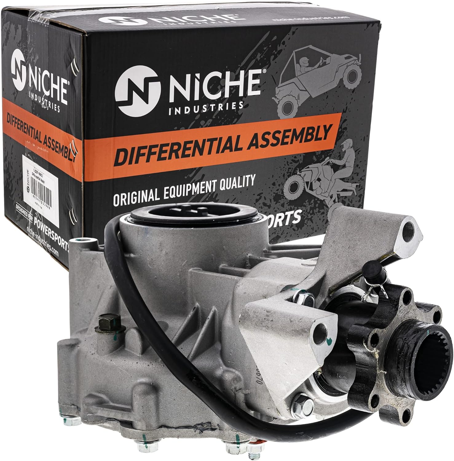 NICHE Complete Rear Differential Assembly For 2008-2013 Yamaha Rhino 450 660 700 5UG-46101-10-00 1RB-46101-00