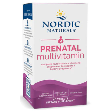 Nordic Naturals Prenatal Multivitamin 60 tablets - Kansas Nuitrition - HNZSDS