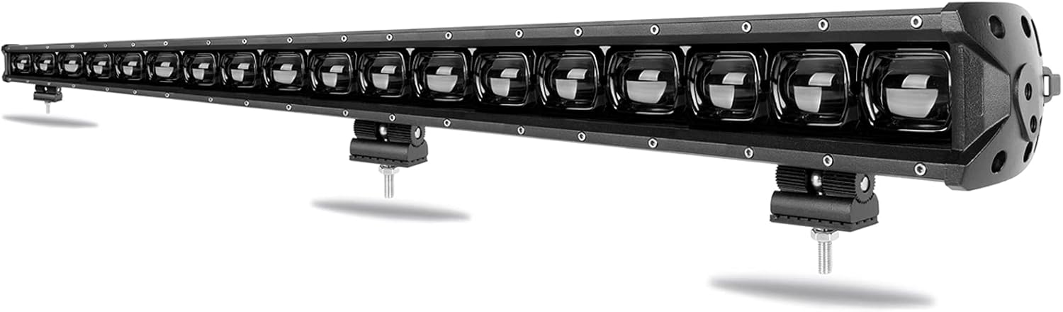 SUFEMOTEC 6D 40 Inch 180W Single Row High Power LED Light Bar for Car Truck ATV Trailer 4WD SUV 4x4 Offroad Flood Driving Bars Lights Working
