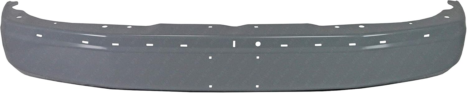 BUMPERS THAT DELIVER - Primered Gray, Steel Front Bumper Face Bar Compatible with 2003-2023 Chevy Express Van & GMC Savana 03-23, GM1002425