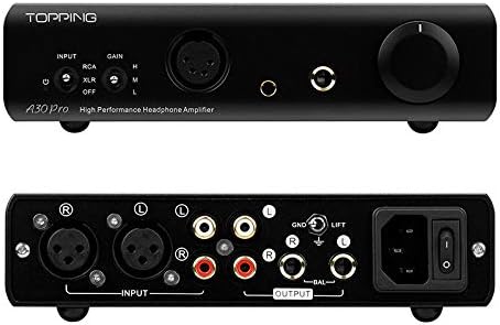 Topping A30 Pro NFCA Headphone Amplifier OPA1656 4PIN XLR 4.4MM 6.35MM Output Balanced Input Amplifier (Silver)