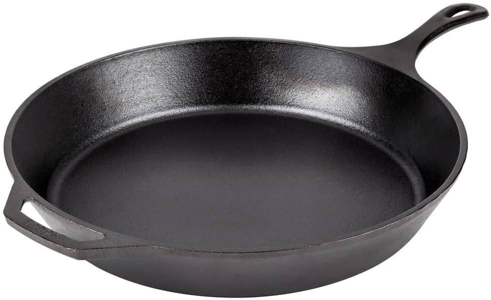 Lodge L14SK3 15 1/4 Pre-Seasoned Cast Iron Skillet