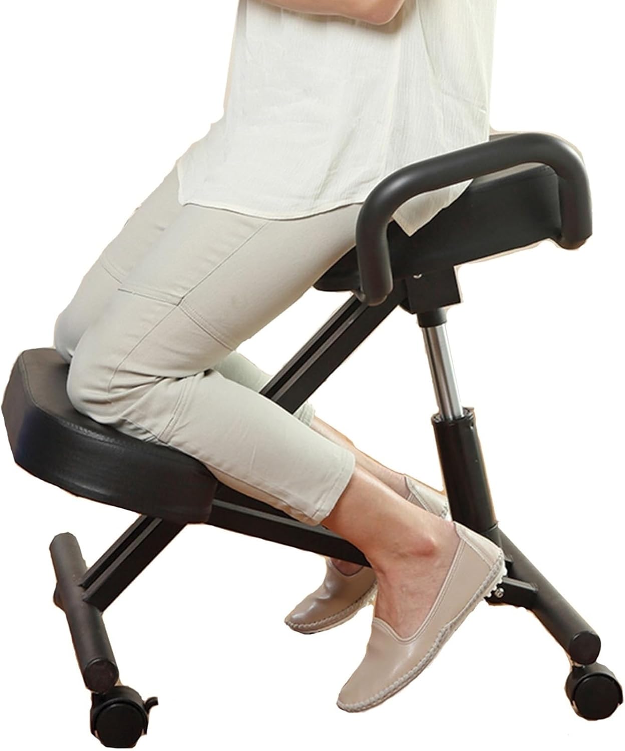 Desk Kneeling Chairs Posture Chair for Desk - Ergonomic Chair Kneeling Chair with Arm