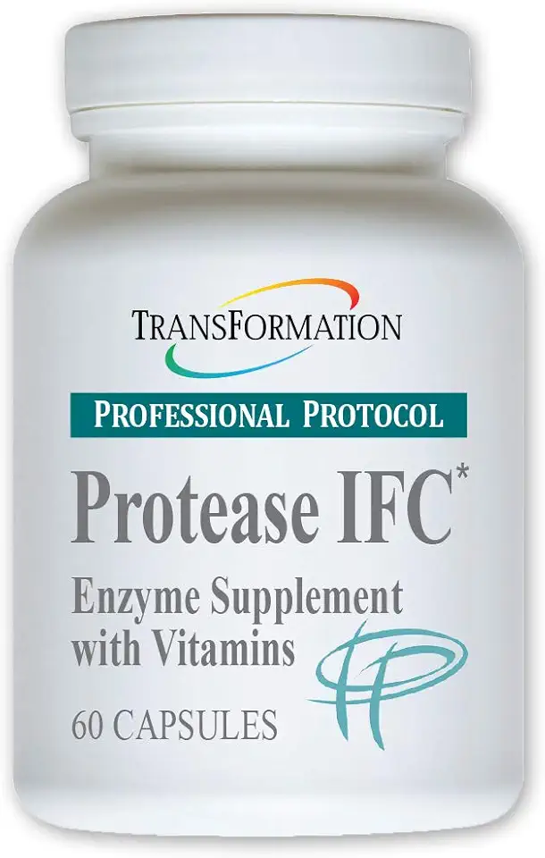 TRANSFORMATION THE GENESIS OF GOOD HEALTH Enzyme Protease IFC Enzyme Supplement, Natural Support for Muscle & Fatigue, with High Rich Vitamin A, E, C