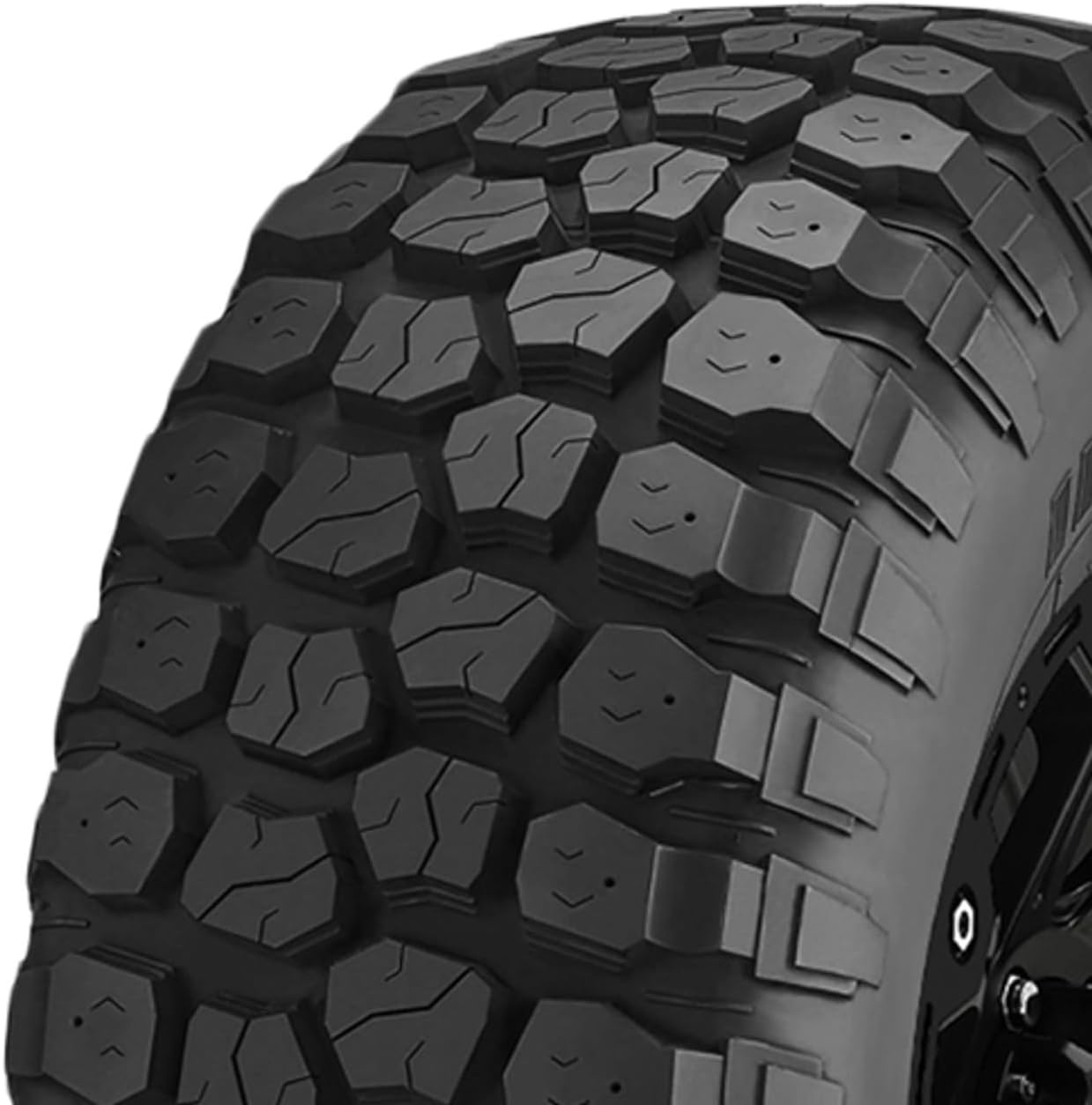 265/70R17 Tire Fits IRONMAN92621 ALL COUNTRY MT 121Q LIGHT TRUCK ALL SEASON Mud Terrain OWL
