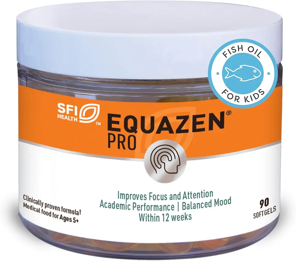 Equazen PRO Fish Oil for Kids - Clinically Tested to Improve Focus, Learning + Behavior in Children, Teens