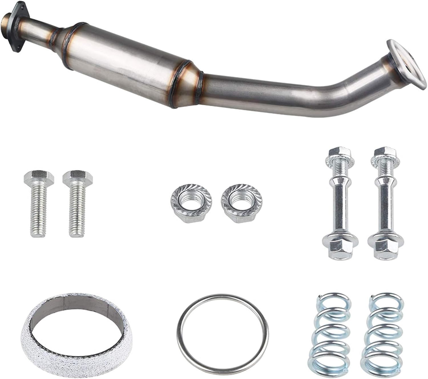 WATERWICH Compatible with Catalytic Converter Honda Element 2.4L L4 2003 2004 2005 2006 2007 2008 2009 2010 2011 Direct-Fit Stainless Steel High