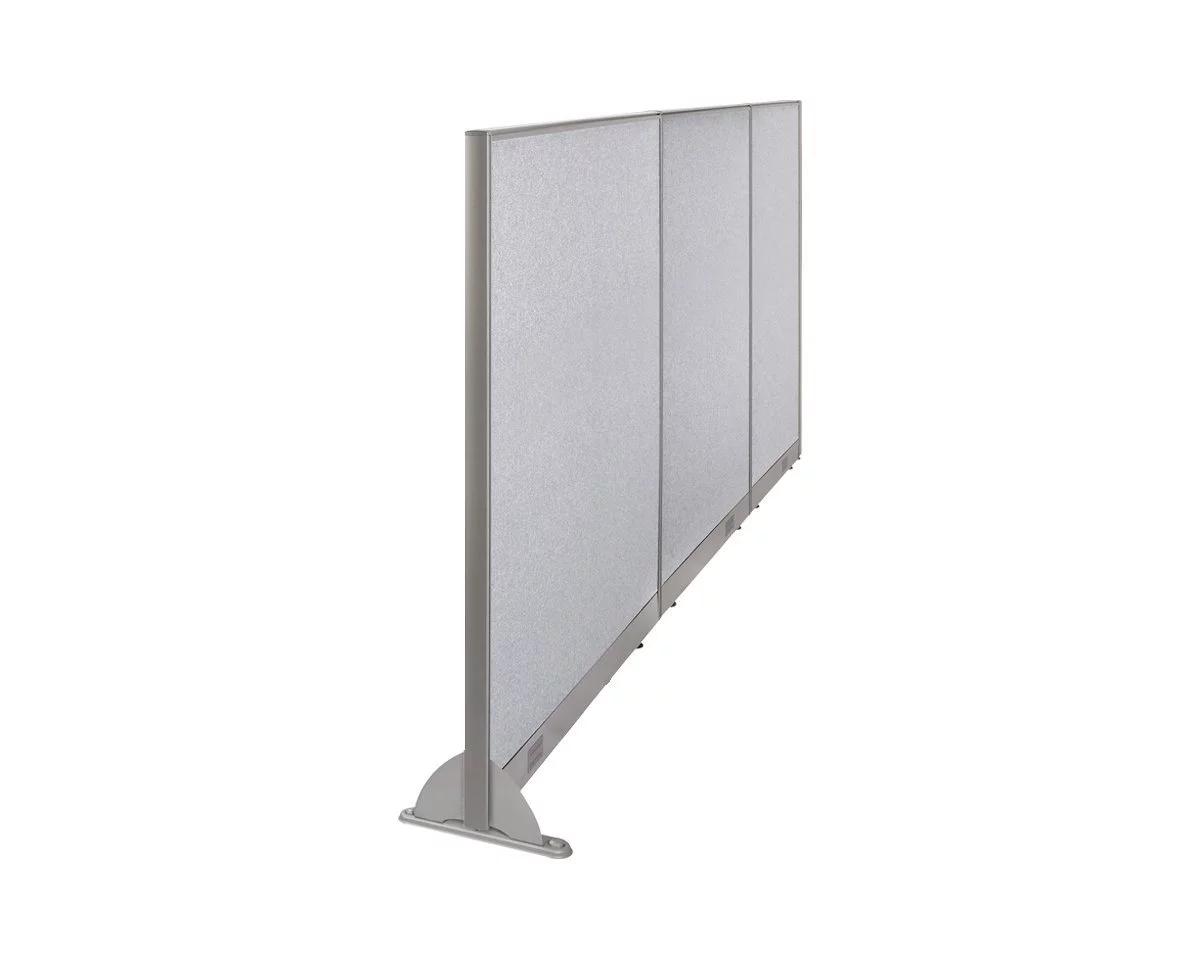 GOF 114"W x 72"H Wall Mounted Office Partition Cubicle Panel Room Divider