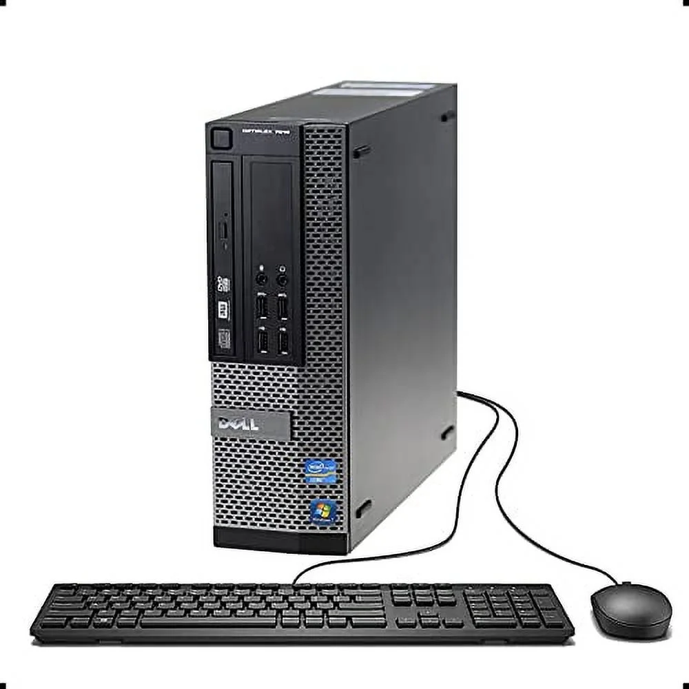 Dell Desktop PC Computer SFF OPTIPLEX 7010, Intel Quad Core i5-3470 up to 3.6GHz, 8G DDR3, 256G SSD, DVD, WiFi, BT, VGA, DP