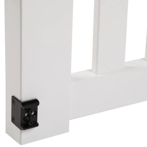 Veranda Kettle Scallop 4 ft. W x 4 ft. H White Vinyl Un-Assembled Fence Gate 73014759