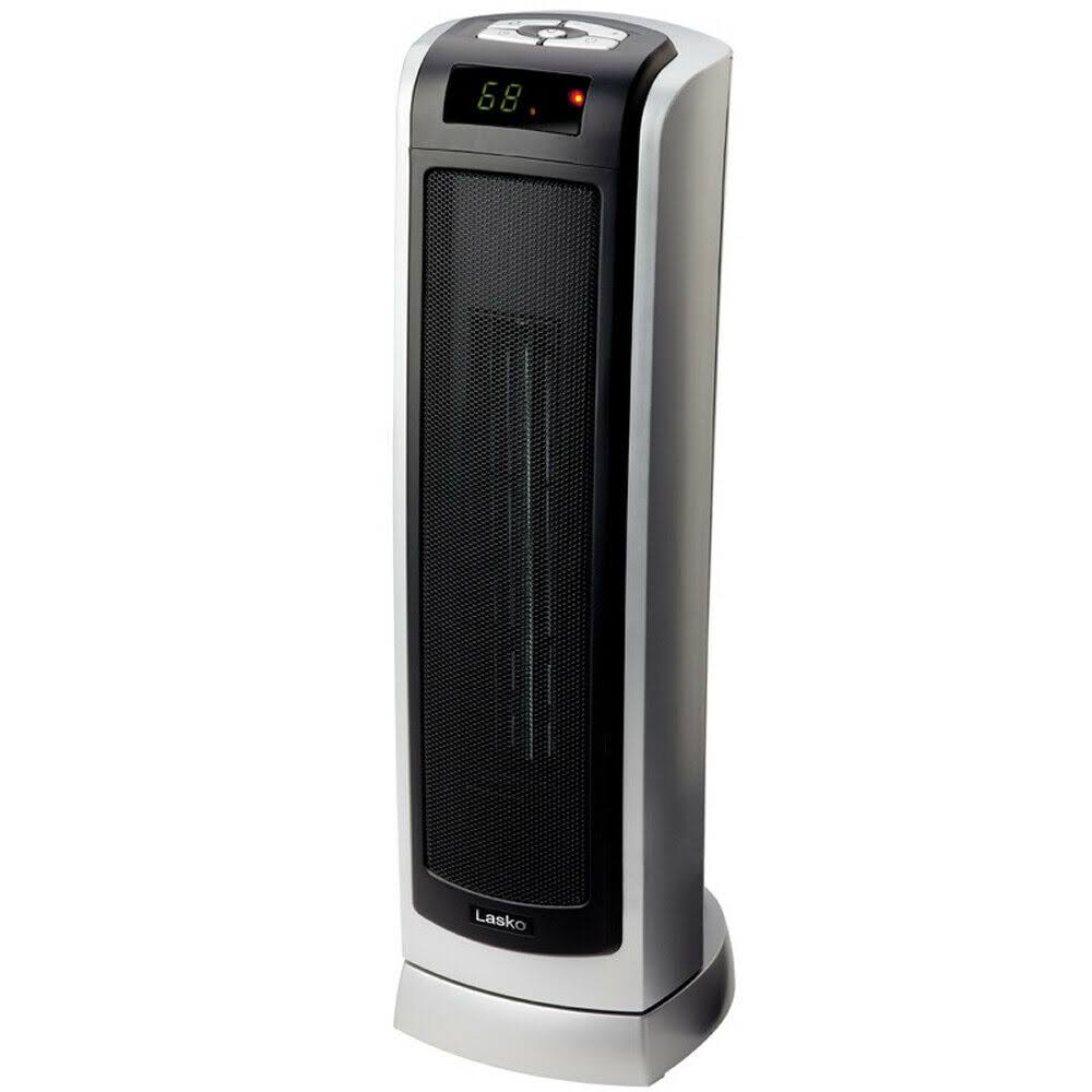 Lasko 5521 Portable Electric 1500W Room Oscillating Ceramic Tower Space Heater - Megean