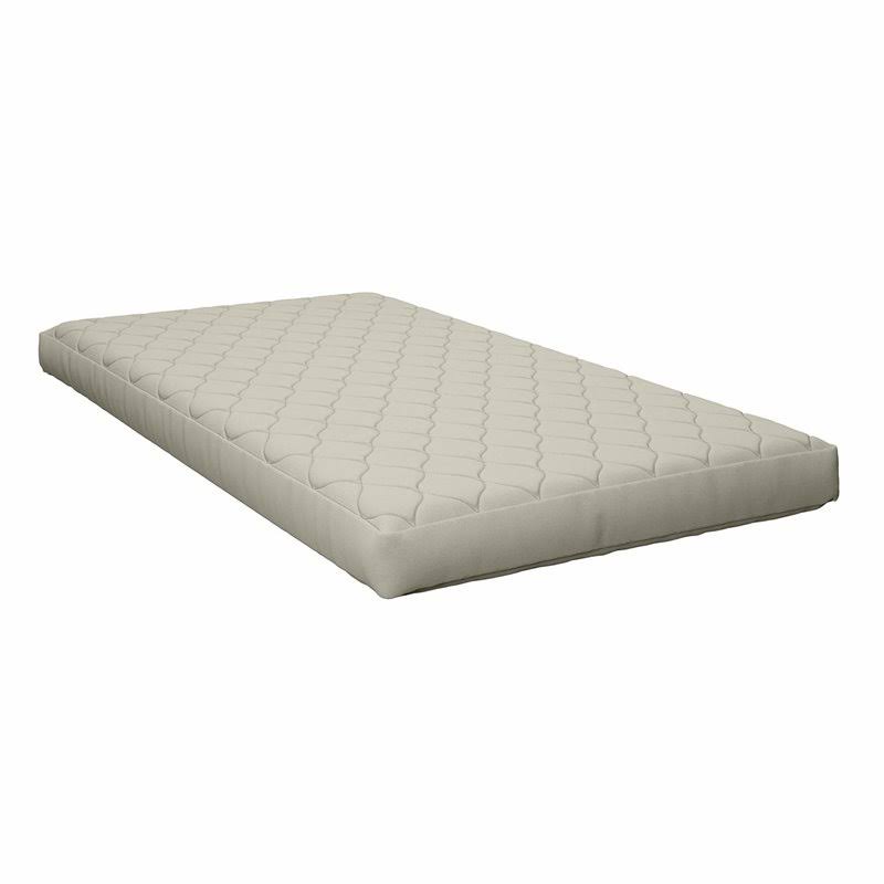 DHP Dana 6 inch Quilted Twin Mattress with Removable Cover in Gray