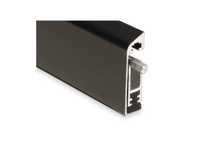 National Guard Automatic Door Bottom,1/4x48In,Aluminum 220NDKB-4