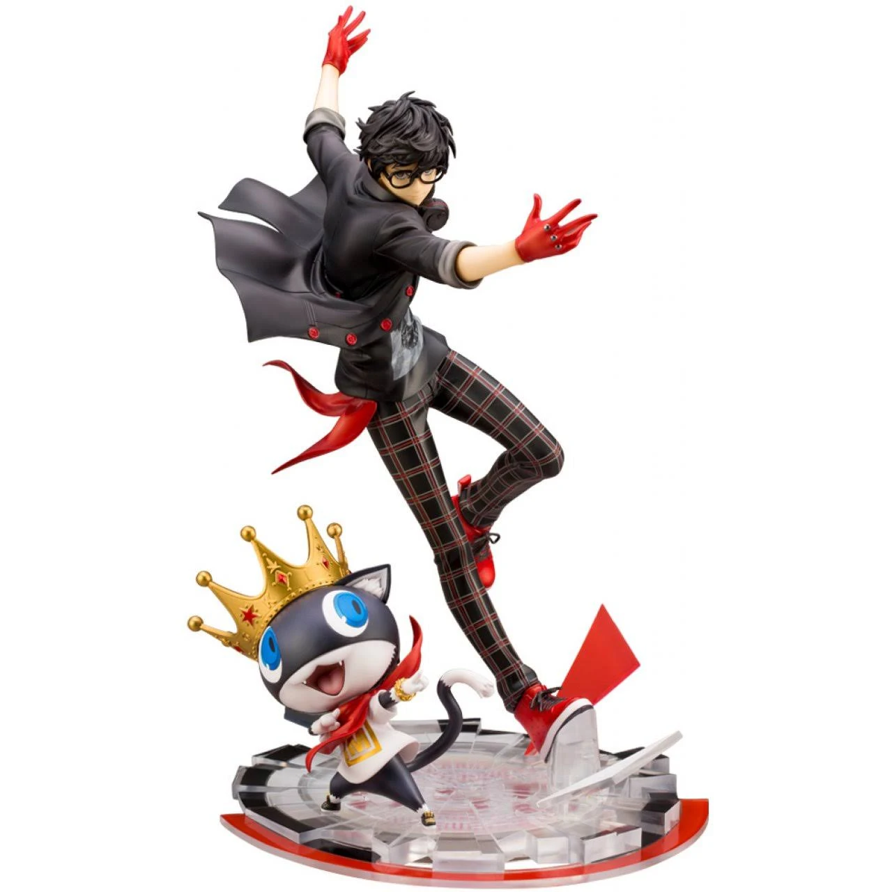 Persona 5 Dancing Star Night Hero and Morgana ARTFX J 1/8 Scale Figure