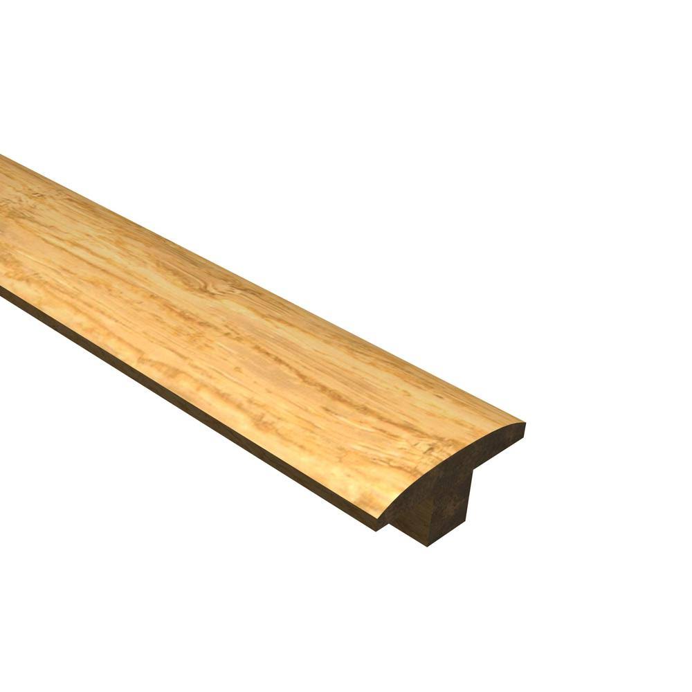 Cali Bamboo Natural 25/32 in. T x 2 in. W x 72 in. L Solid Bamboo T-Molding 9/16 in., Light