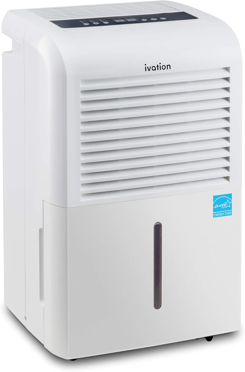 Ivation 4,500 Sq Ft Energy Star Dehumidifier with Pump, Large Capacity Compressor Includes Programmable Humidity, Hose Connector