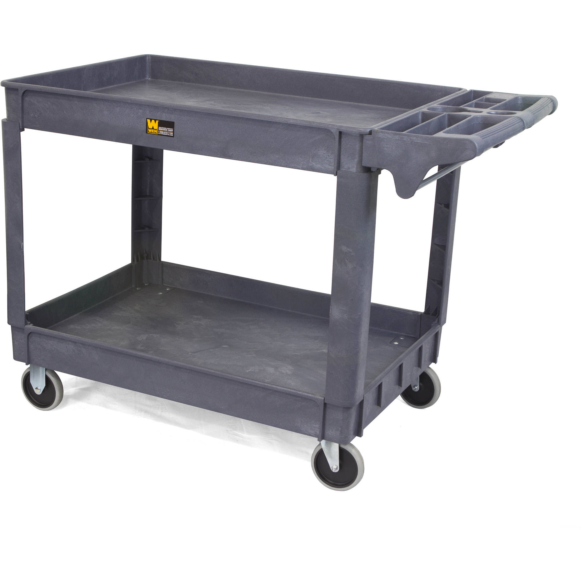 Wen 500-Pound Capacity Polypropylene Service Cart, Extra Large