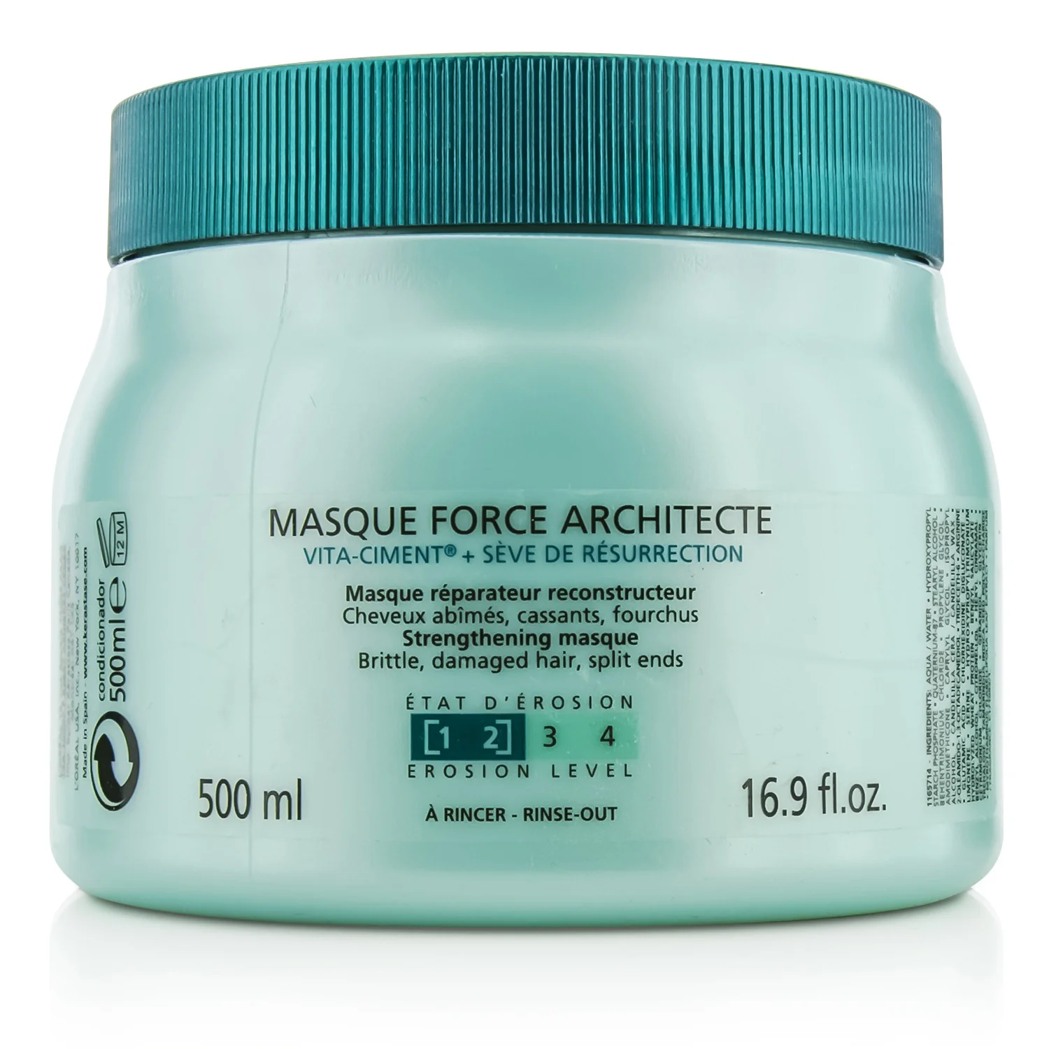 Kerastase Resistance Force Architecte Reconstructing Masque (For Brittle, Very Damaged Hair, Split Ends)  500ml/16.9oz