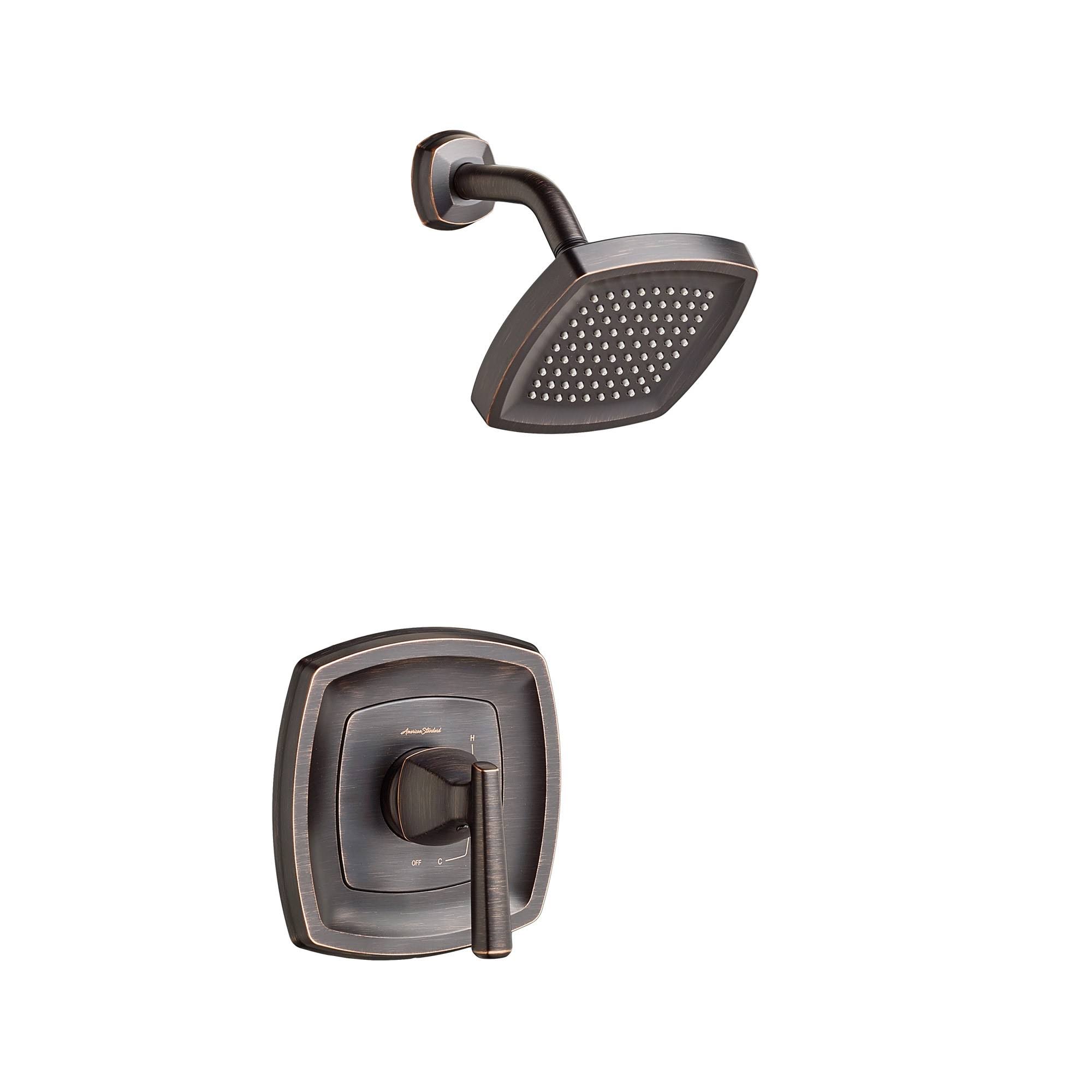American Standard TU018501.278 Edgemere Shower Only Trim Kit with Cartridge, Legacy Bronze