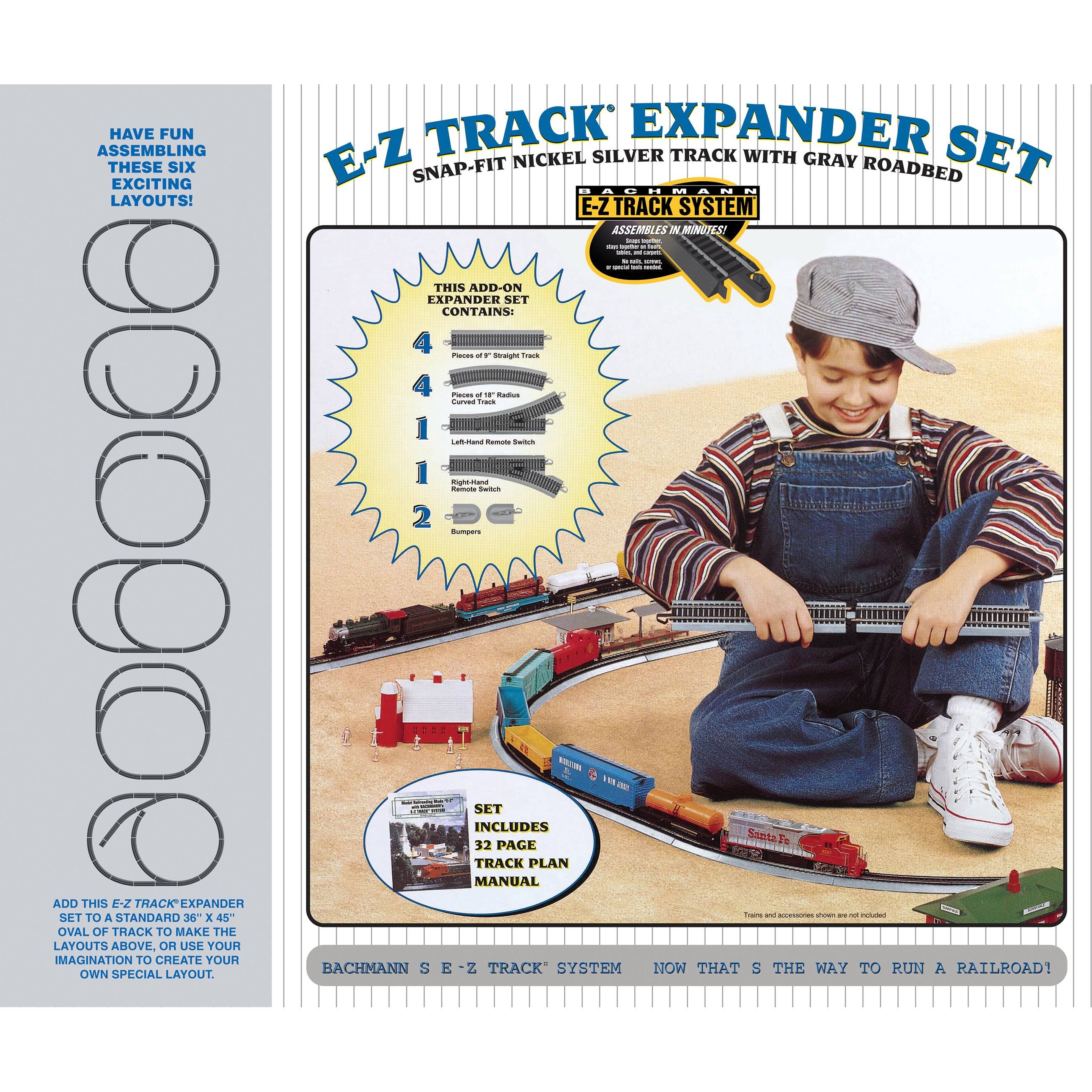 Bachmann Trains HO Scale Nickel Silver E-Z Track Layout Expander Set