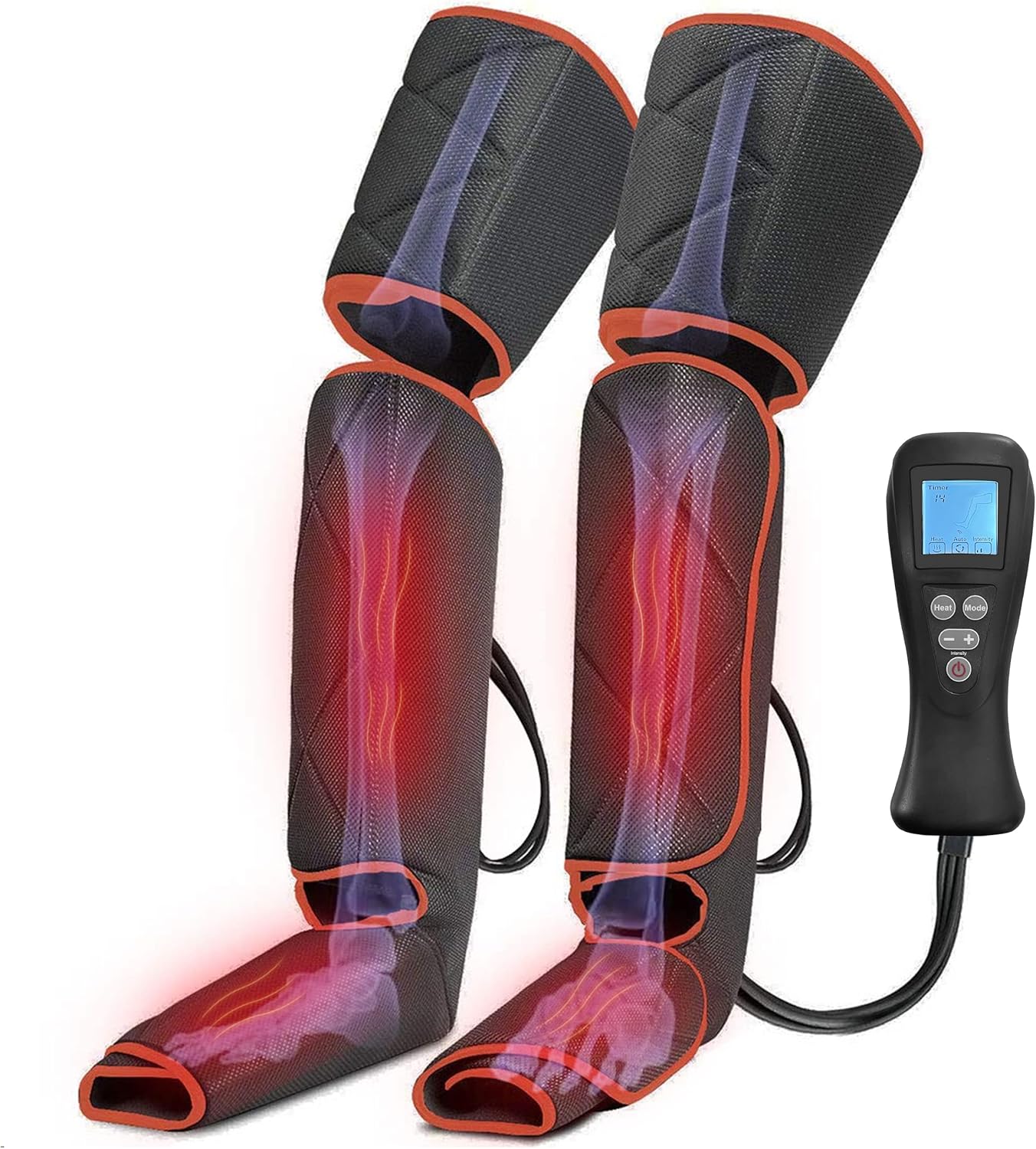 CLORIS 2021 Arms Leg Massager for Circulation with Heat Function, Foot Massager with 4 Modes 4 Intensities, for Arms, Tired Feet, Legs, Calf