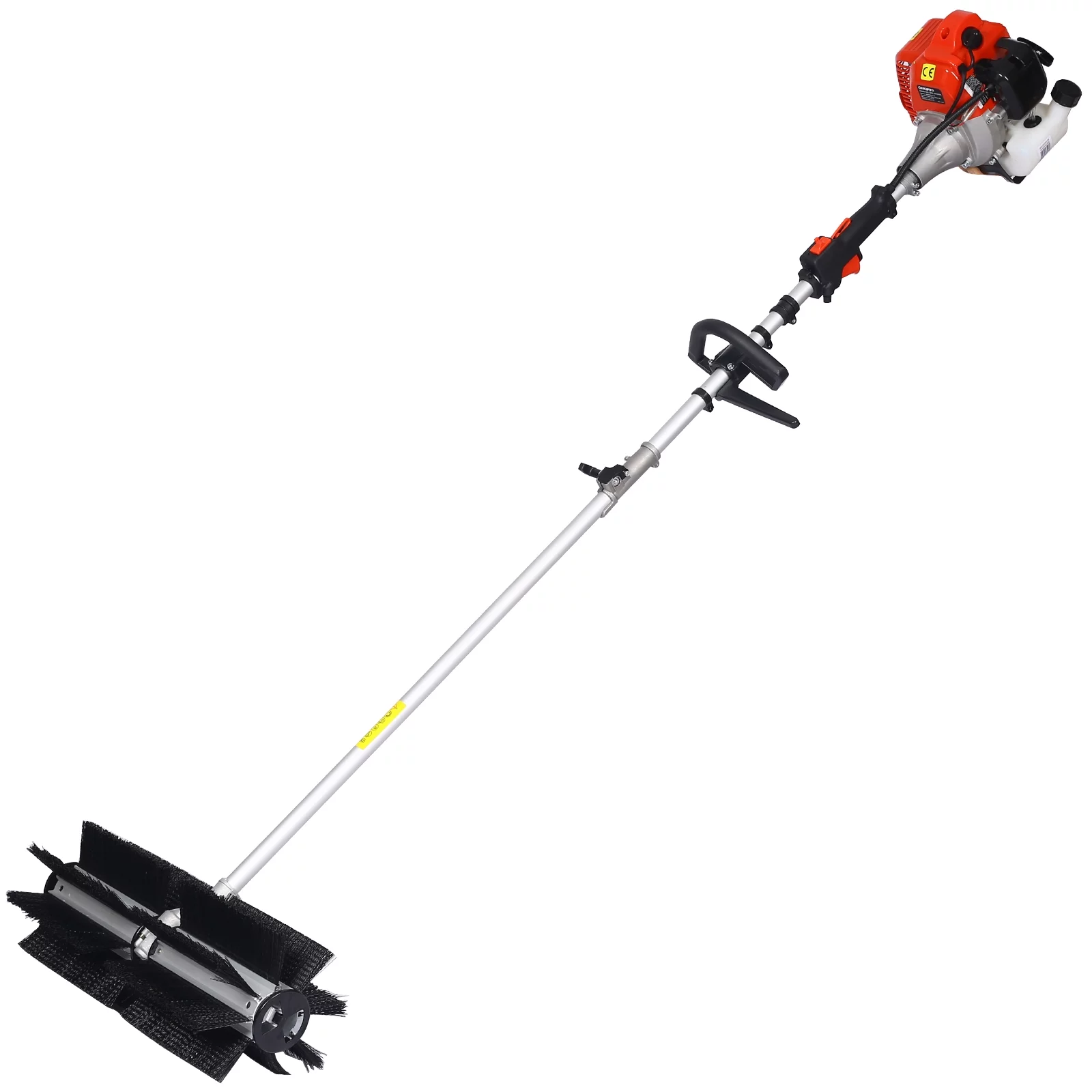 Anself snow sweeper GASOLINE POWERED BROOM SWEEPER,52CC 2 STROKE ,BROOM BRUSH 24x9" EPA - Curated Treasures Market