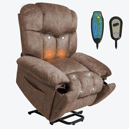 Power Lift Recliner Chair for Elderly,Upgraded Lift Chair,Recliners on Clearance with Massage