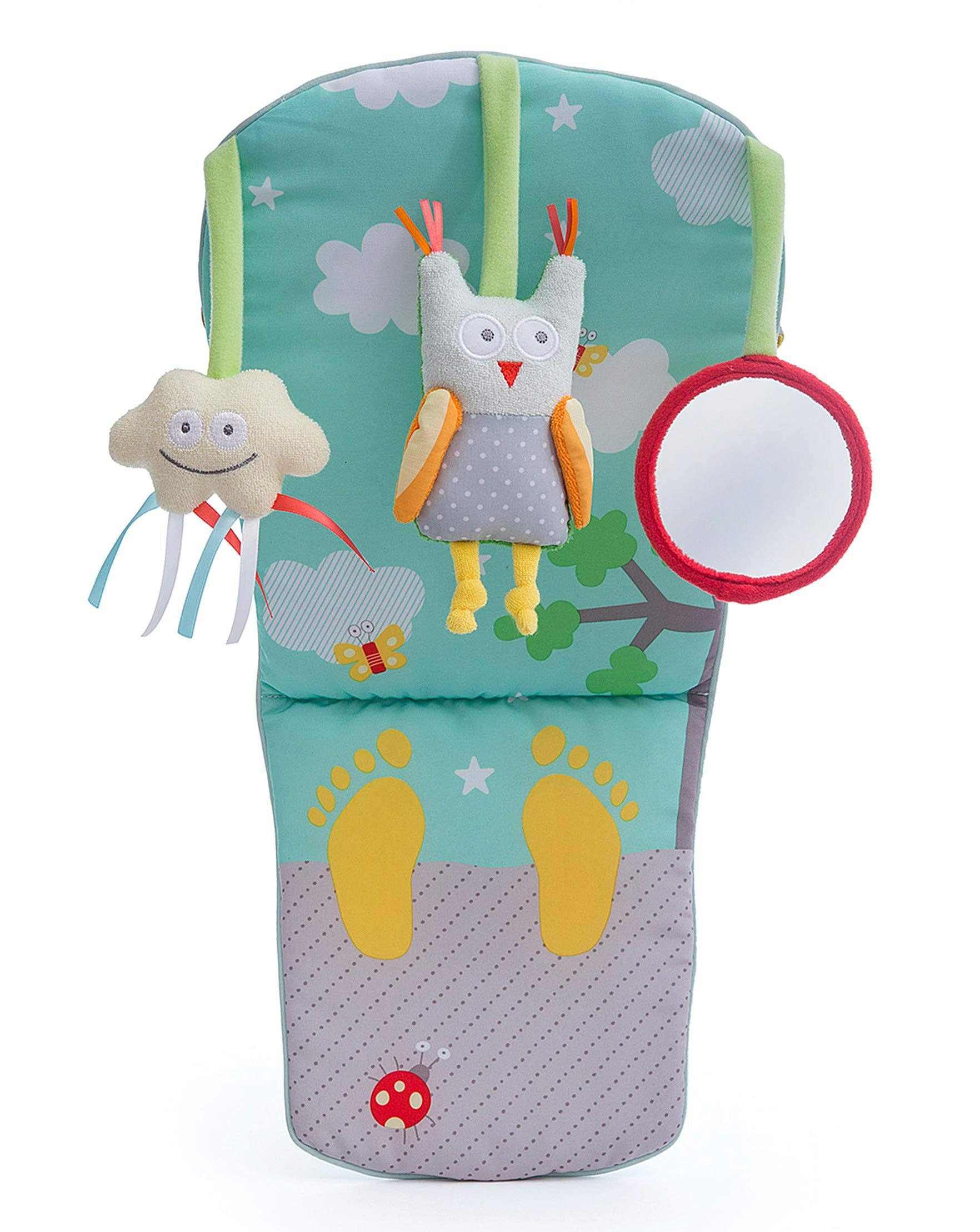 Taf Toys Play & Kick Car Seat Toy | Babys Activity & Entertaining Center, for