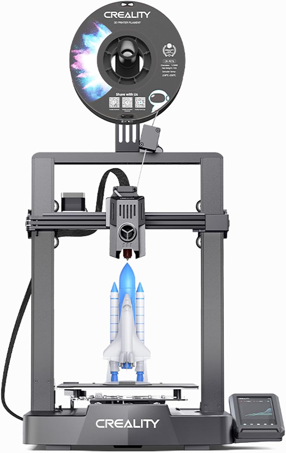 Creality Official Ender 3 V3 KE 3D Printer. Max Printing Speed 500mm/s, 60W Ceramic Heater Hotend