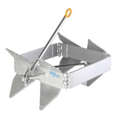Slide Anchor Box Anchor for Boats, Offshore, Small,Silver