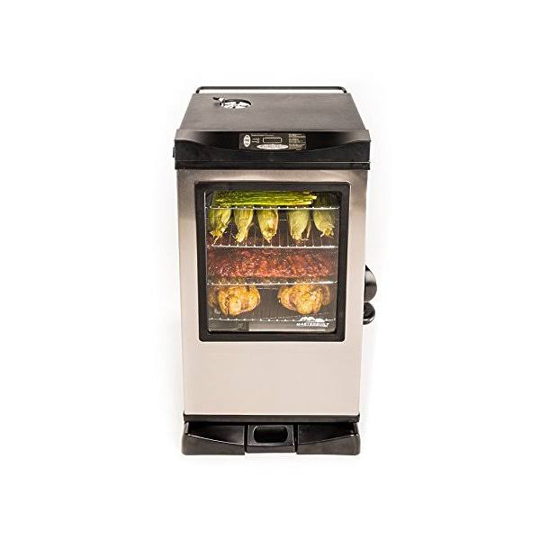Masterbuilt Digital Electric Smoker with Window, Silver