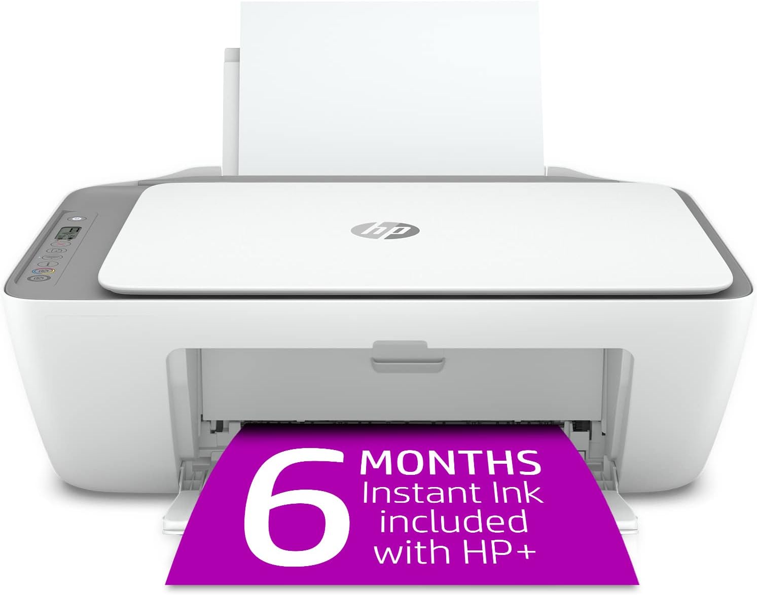 HP DeskJet 2755e Wireless Color All-in-One Printer with bonus 6 months Instant Ink with HP+ (26K67A) Pack of 2