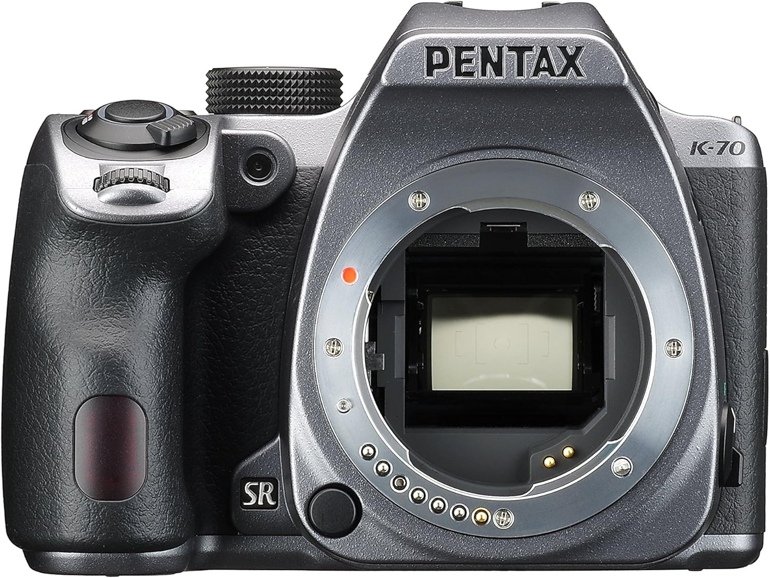 Pentax K-70 Weather-Sealed DSLR Camera, Body Only (Silver)