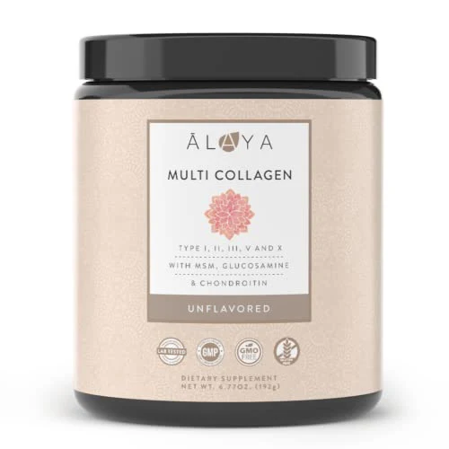 Alaya Multi Collagen Powder - Supports Hair, Skin, Nails & Bone Health for Women and Men