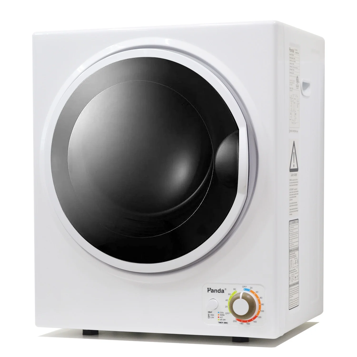 Panda Small Mini Compact Dryer 110V Stainless Steel Drum 1.50cu.ft