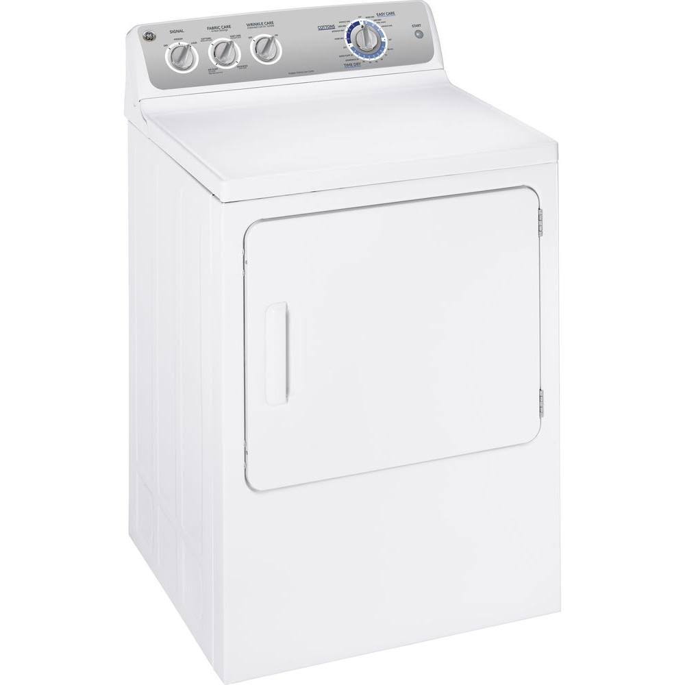 GE General Electric GTDP350EMWS Electric Dryer with 7.0 Cu. ft. Capaci