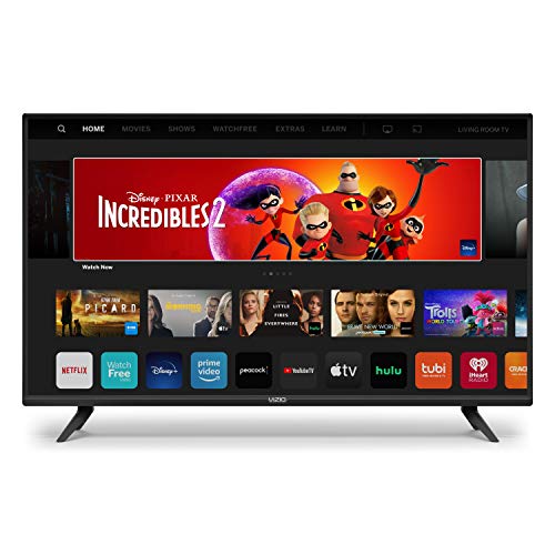 VIZIO 24-inch D-Series - Smart TV with Full HD 1080p, Apple AirPlay & Chromecast Built-in (D24f-G1, 2020) (Renewed)