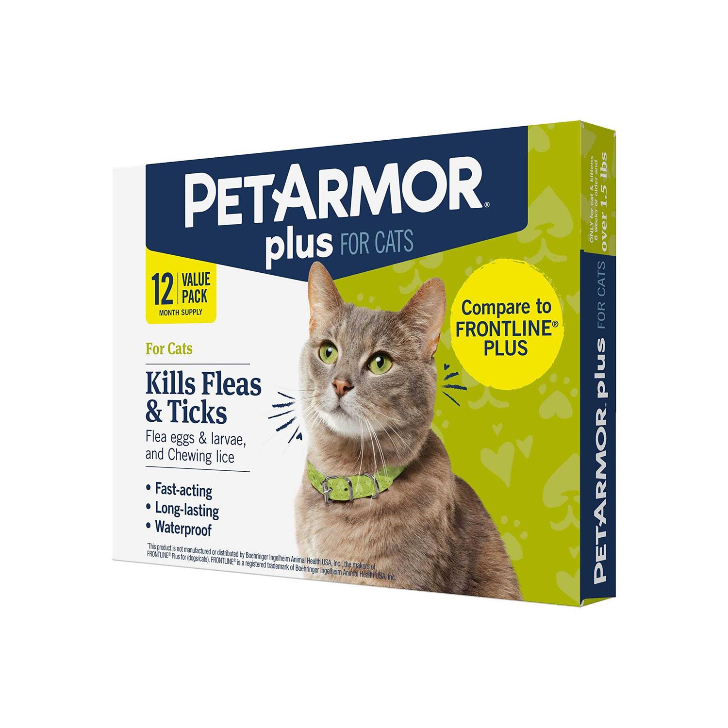 PetArmor Plus Flea and Tick Treatment for Cats - Pet Supplies online store