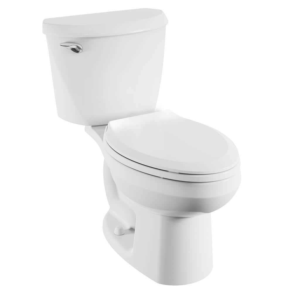 American Standard Reliant 2-piece 1.28 GPF Single Flush Chair Height Elongated Toilet in White - Shop Hardware Tools Online Store