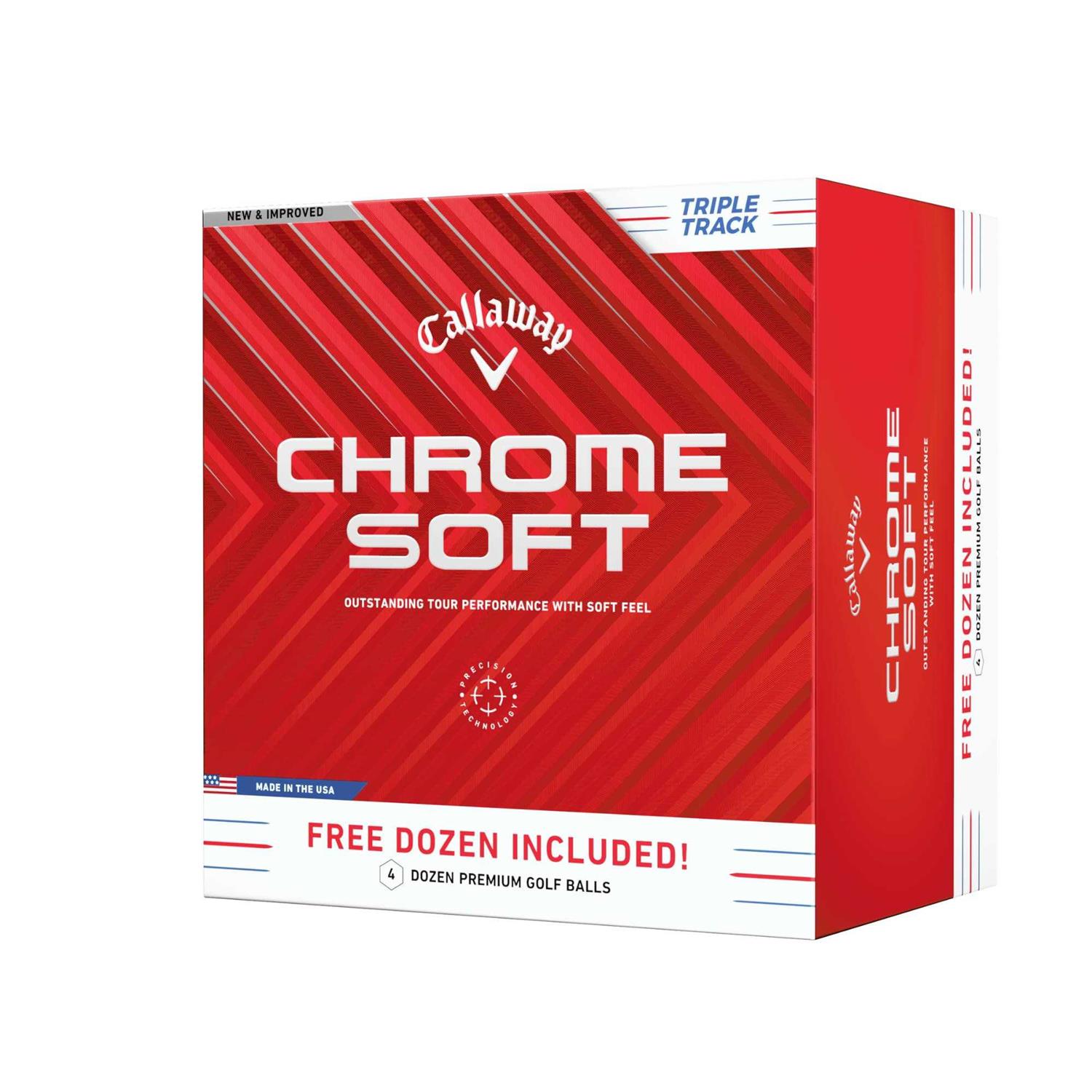 Callaway 2024 Chrome Soft Triple Track Golf Balls - Sports Supplies Online Store